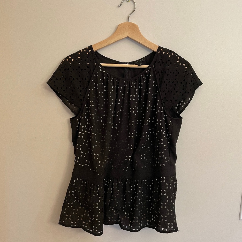 Ann Taylor Peplum Blouse
